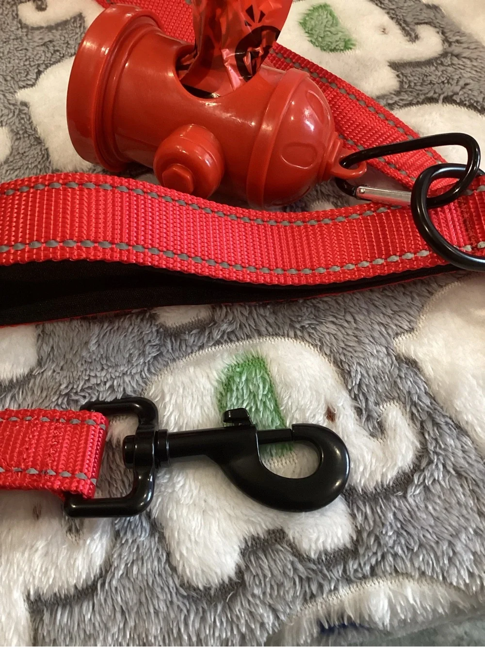 NWOT - Red Dog Leash and Accessory Set - Puppy Kit - BRAND NEW!!!!!!!!!